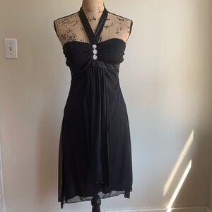 ByerWear Too! black dress M halter